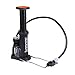Price comparison product image Portable Bike Pump, ECHI Universal Mini Dual Head Bicycle Foot Floor Pumps with Gauge BONUS Ball Needle and Inflation Cone