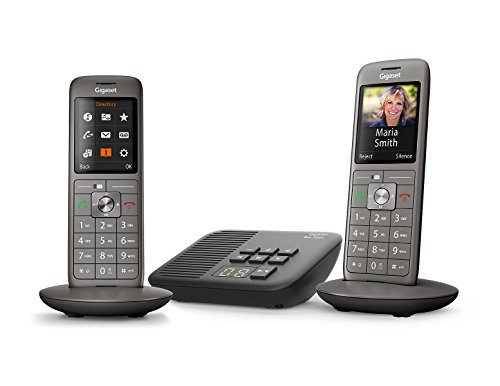Gigaset CL660A Duo - Téléphone fixe sans fil - Répondeur - 2 combinés - Gris Anthracite Gigaset CL660A Duo - Téléphone fixe sans fil - Répondeur - 2 combinés - Gris Anthracite