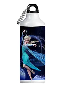 TrendoPrint Frozen Elsa Cartoon Printed Sports Sipper/Water Bottle (600ml) for Gym, Yoga, Kids, Boys, Girls, Brother, Sister, Babies, Baby, Workout, Adults (Suitable for All Age)_SIP-46