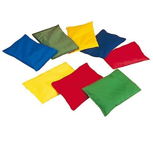 Kids Outdoor Nylon Cover Rubber Chip Filled Bean Bag Pack of 40 - 10 Each Colour reviews Kids Outdoor Nylon Cover Rubber Chip Filled Bean Bag Pack of 40 - 10 Each Colour