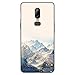 Produktbild TAITOU OnePlus6 Case, Eye-Catching Artical Excelling Snow Mountain Texture Print Slim Cover, Cool Ultralight Thin Soft TPU Phone Case For OnePlus 6
