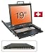 Produktbild Lindy 21654 Rack Console – Rack Consoles (100 – 240 V, 1280 x 1024 Pixel, 4: 3, LCD, USB, PS/2, USB, PS/2)