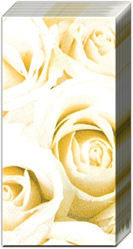 Pack of 10 Paper Pocket Tissues White Festival