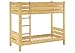 Produktbild Erst-Holz® 60.16-09-220 T80 Etagenbett in Überlänge für Pensionen Etc, Kiefer massiv, Nische 80 cm, teilbar