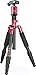 Price comparison product image Rollei Compact Traveler No. 1 - Light travel tripod - Aluminium - Arca Swiss compatible - Incl. ball head and quick release plate - Red