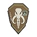 Produktbild Cobra Tactical Solutions Military PVC Patch Kopfgeldjäger Boba Fett Mandalorian Bantha Schädel Dark Earth mit Klettverschluss für Airsoft/Paintball für Taktische Kleidung/Rucksack
