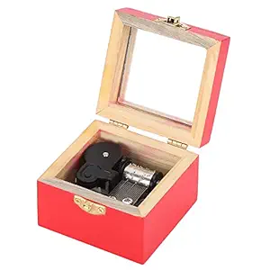 Music Box, Musical Box Tiny Music Box Hand Crank Music Box, Durable Girls Music Box Christmas Music Box for Birthday Holiday