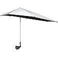 G4Free UPF 50+ Height Adjustable Chair Umbrella with Universal Clamp for Beach Chair, Golf Cart, Wheelchair, Stroller, Bleacher, Patio