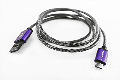 2 x 3 Meter CABBRIX Micro USB Kabel für Samsung Galaxy S3 S4 S5 S6, LG G4, Hauwei P8 Lite, HTC, Nokia, Sony, Android, XBOX, PS4 mit beidseitig verwendbarem USB A Stecker aus Aluminium gefertigt zum Laden und zur Datenübertragung - 7
