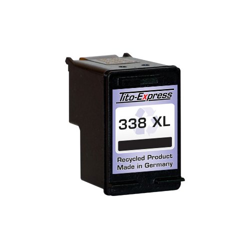 2x Druckerpatrone für HP 338 XL Black PSC 1510 1500 1510S 1510XI 1513S 1600 1603 PlatinumSerie - 3