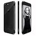 Produktbild iPhone 7 plus Hülle, Roybens Metall Silikon 2 in 1 Extra Dünn Stoßfest Durchsichtig [Transparent] Schalen Clear Taschen für 2016 Apfel [Apple] iPhone7 plus, Diamant Schwarz [Jet Black]