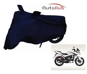 Auto Hub Water Resistant Bike Cover for Hero Ignitor - Navy