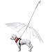 Produktbild OMEM Hunde-Regenschirm mit Leine, regendicht, Durchmesser 77 cm