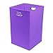Modern Littles Folding Laundry Basket (Color Pop Solid Purple)