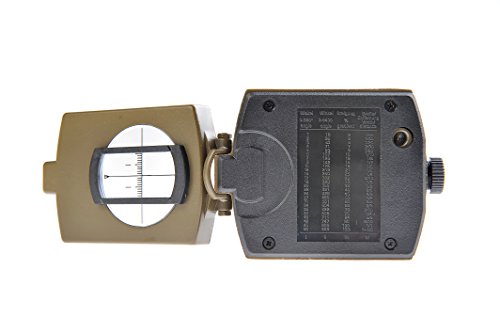 Huntington MG1 Militär Marschkompass / Peilkompass Premium Qualität – Professionell Flüssigkeitsgedämpft, Metallgehäuse mit Linsensystem, verschiedene Farben (Mattschwarz oder Militärgrün) - 3
