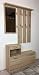 Produktbild Posseik Gaderobenset mit Schuhschrank Spiegel Wandgarderobe Garderobe Sonoma Eiche G185