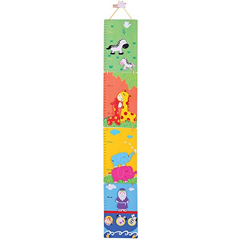 Bigjigs Toys Wooden Noah's Ark Height Chart - Children's Bedroom and Playroom Accessories