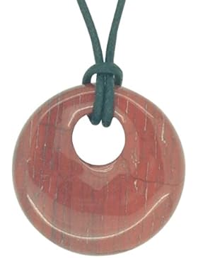 Glücksbringer Sternzeichen Waage Geburtsstein Halskette Edelstein Roter Jaspis