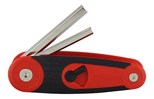 INBUS® 70136 Inbusschlüssel Set Klapphalter 6tlg. 2,5-8mm | Made in Germany | Innensechskant-Schlüssel | Winkel-Schlüssel | metrisch | Fahrradwerkzeug - 3