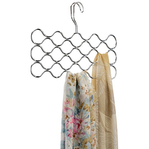 InterDesign 06830EU Classico Schalhalter mit 23 Schlaufen, chrom - 3