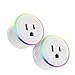 Produktbild Gaddrt LED-Farbleuchten WiFi Intelligent Socket Arbeiten mit Amazon Alexa zusammen Steckdose