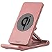 Produktbild DingLong 2 in 1 Einstellbarer Qi Fast Wireless Charger Faltender Ladestand,Induktionsladegeräte Leichtgewicht für iPhone X/XS for Samsung (Rosa)