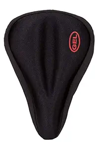Amardeep cycles Bicycle Silicone Saddle Seat & Cycling Cushion Pad Bike Gel Cover (Black)