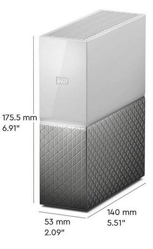 Western Digital 4TB My Cloud Home Personal Cloud, Network Attached Storage â€“ NAS