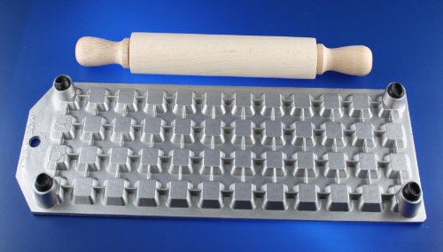 MAAJ® RAVIOLIFORM RAVIOLIBRETT NUDELBRETT 48 MINI RAVIOLINI CLASSICI MIT TEIGROLLE - 2