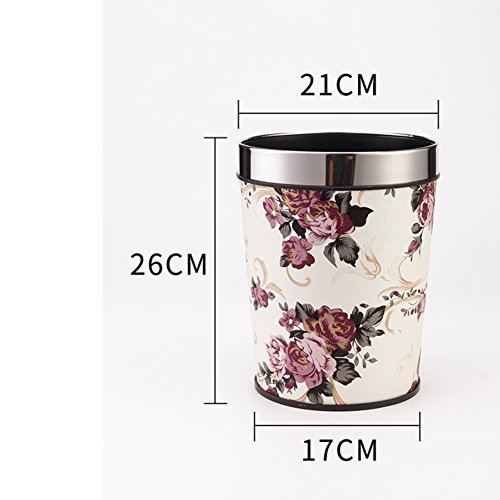 Preisvergleich Produktbild Papierkorb,Runde konische mülleimer Kunststoffabfälle lagerplätze für küchen badezimmer büro-D