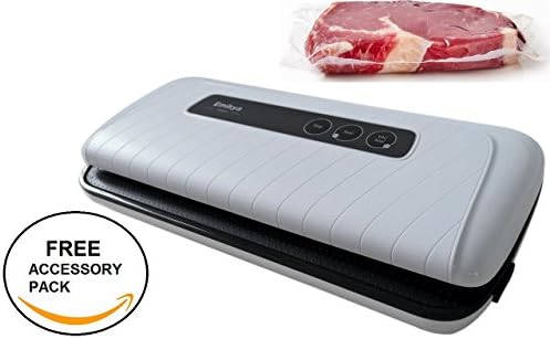 Vacuum Food Sealer - Sous Vide Food Saver Packer - FREE Bags & Roll