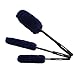 Produktbild Blue-Devil-Wheel Woolies Rad-Pinsel Pinsel-Set (3 Größen) 100% Lambswool Duster, enthält keine Metall-Pinsel für Felgen, mit Gummi-Griff für Rad -
