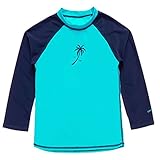 Attraco Mädchen Bademode UV-Schutz Langarm Shirt Rash Guard...