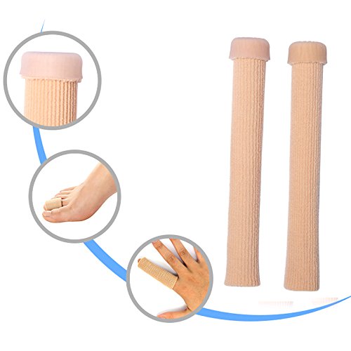 Mofun® 2x Gel Toe Tube Bandage Sore Finger Cushion Corns Calluses Bunion Blister Pain Cuts Protectors Softens Relief