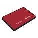 Produktbild ORICO - 2.5 Zoll USB 3.0 festplatten Gehäuse für 9.5mm & 7mm 2.5 Zoll SATA SSD HDD mit USB3.0 Kabel Werkzeuglose HDD Installation-Rot