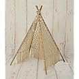 Cottoncube Macrame Teepee, Boho Teepee, Macrame Wigwam,theme Macrame Tent, Macrame Photo Prop, Boho Tent, Kids Wigwam, Girls Room Decor, Tipi (Beige)