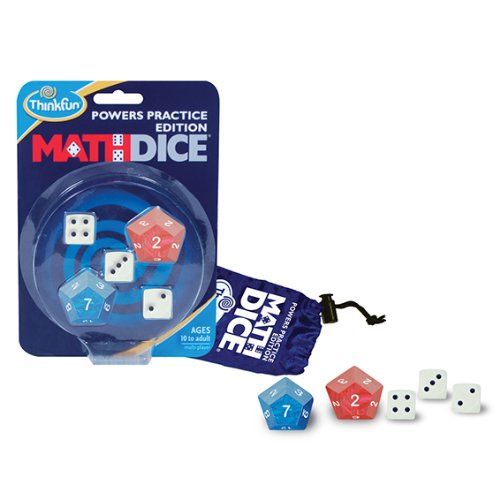 Preisvergleich Produktbild ThinkFun 11184 - Math Dice Powers, Englisch