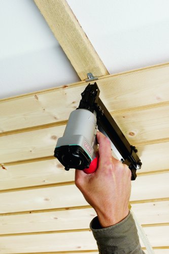 Novus Drucklufttacker J – 328 air power, professioneller Drucklufttacker mit Leichtmetallgehäuse, verarbeitet Schmalrückenklammern bis 28 mm Länge und Nägel bis 30 mm Länge, ideal für Vertäfelungsarbeiten, 032-0034 - 4