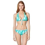 Relleno extraíble VILEBREQUIN - Top de Bikini Anudado Alrededor del Cuello con Estampado Ribbon Bicolor para Mujer - Veronese Verde - M