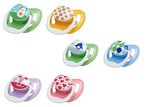 Dr Brown's PreVent Silicone Soother 0-6 Months Pack of 2 (Colour May Vary)