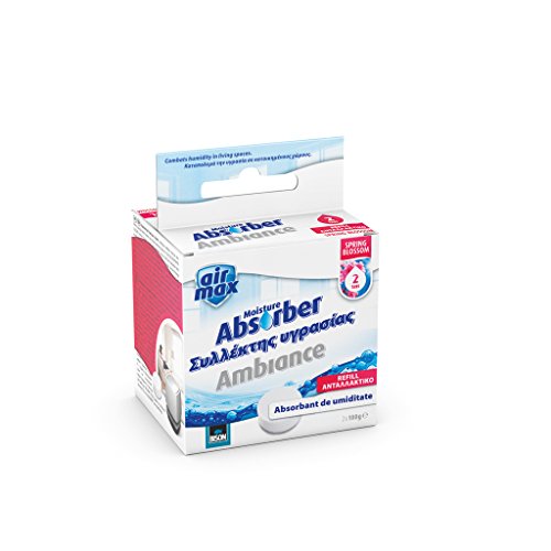 1 x Bison Air Max Moisture Absorber Dehumidifier Damp Caravan Spring Blossom Fragrance Refill. 2 x 500g Tablet