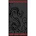 Produktbild Unbekannt Schwarz Dragon Strandtuch Badetuch, Frottee, Velours, JACQUARDStrandtuch, Schwarzer Drache, Frottee, Velours, Jacquard, 95 X 175 CMcm