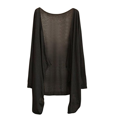 Download Toamen Petite veste chle Femmes, Gilet de climatisation Vêtements de Protection solaire Longue sectionsolaire Manche longue Transparent Svelte Été (C)