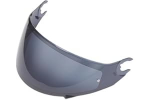 ZYAURA F Visière de Casque Spartan for Shark D Skwal d-skwal 2, Visage Complet de Remplacement, lentille, Accessoires, Pare-Brise Y (Color : Black)