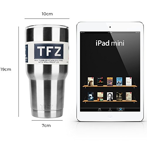 30oz Travel Tumbler Stainless Steel Coffee Mug with Spill Proof Lid – Large Capacity Cup and Keeps Hot & Cold (30oz) - 4