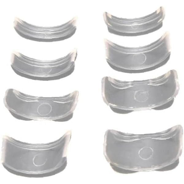 Gleamkid Regolatore Anello Invisibile – Stringi Anello In TPU Trasparente, Morbido E Riutilizzabile, 16 Pezzi Con Panno Pulitore - copertina