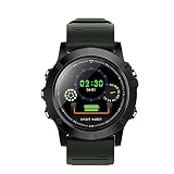 OASICS Fitness Armband, Smartwatch Wasserdicht IP68,Smart Watch für Herren Damen Intelligente Armbanduhr Sport Wasserdichte Herzfrequenz-Blutdruckmessgerät für iOS Android (Grün)