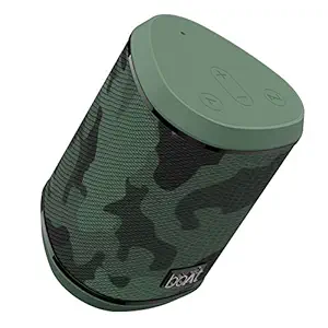 boAt Stone 170 with 5W Speaker Bluetooth V4.2 and a SD Card Slot, with a Playback time of 6 Hours, IPX 6 Water Resistant Design (Camo Green)