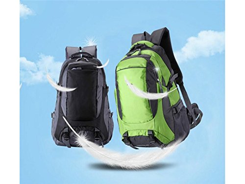 HBNGVF Einfach Männer Frauen Sport Outdoor Große Kapazität Klettern Rucksack Wandern Reisetasche (Rot)