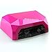 Perfect Summer 36W Gel Nail Polish UV LED Lamp Acrylic Nail Dryer 100-220V Pink